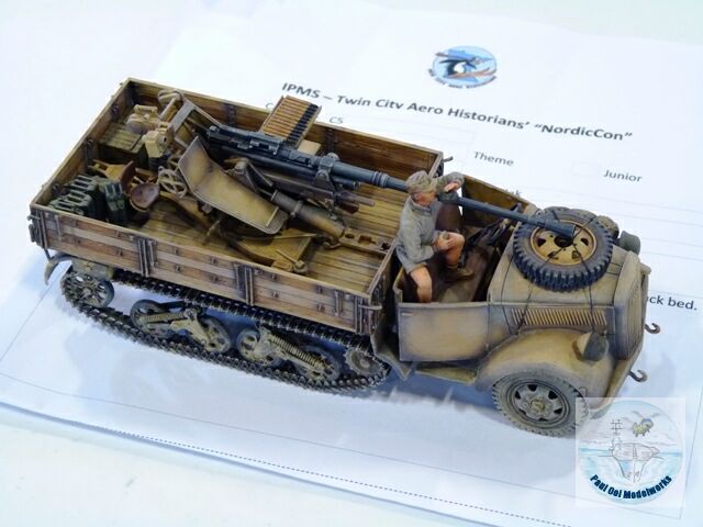 DAK Half Track with Flak Gun